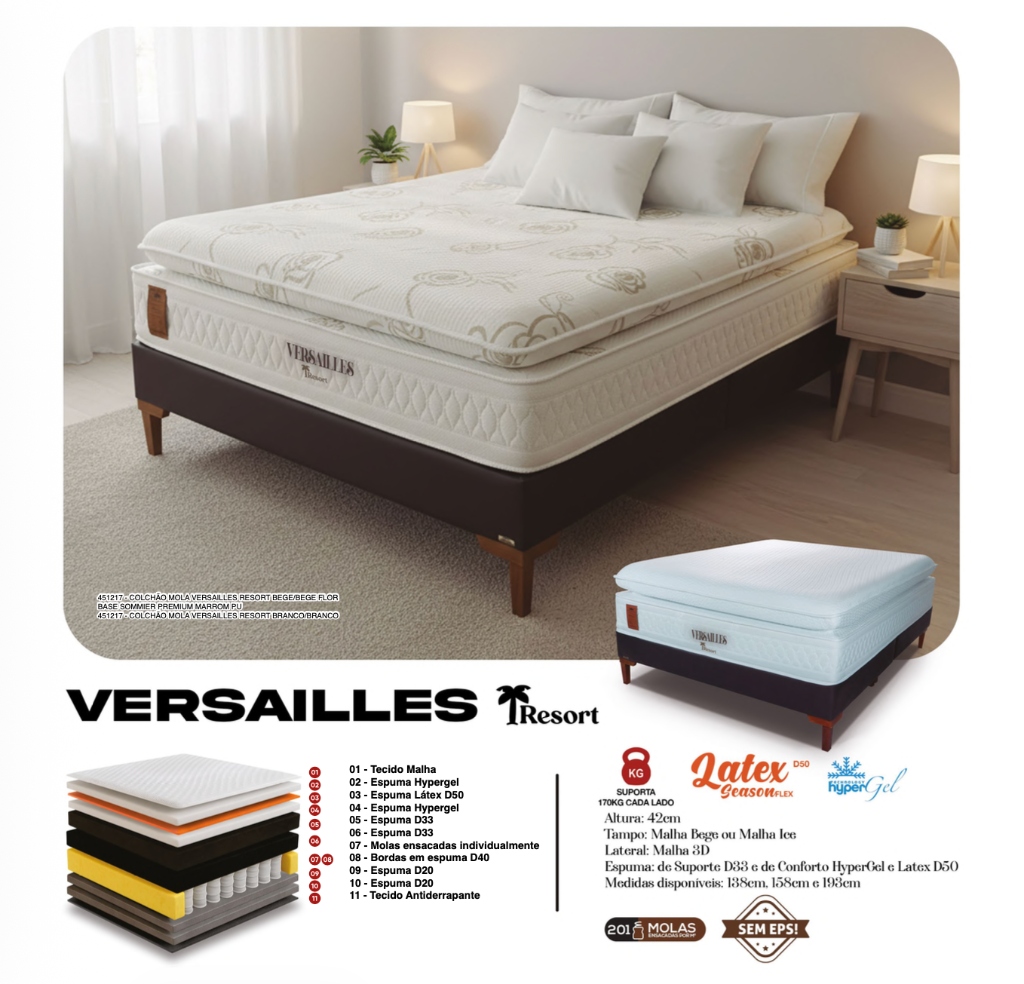 Colchão Versailles Hellen