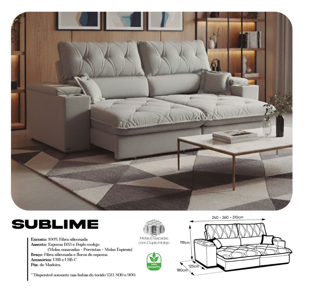 Sofá Sublime Hellen